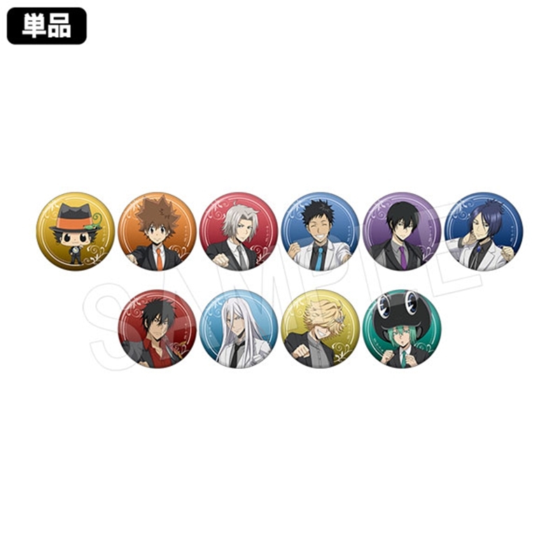 TVアニメ『家庭教師ヒットマンREBORN!』 トレーディングオーロラ缶バッジ グータッチver. 1pcs - 公式商品画像 | AniSmile