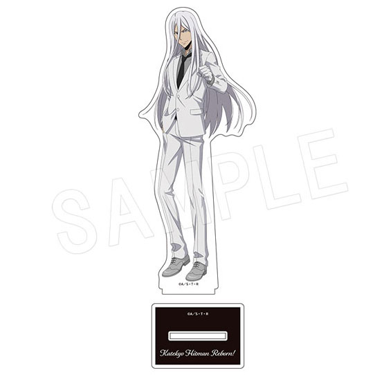 TVアニメ『家庭教師ヒットマンREBORN!』 アクリルフィギュアスタンド グータッチver. スペルビ・スクアーロ - 公式商品画像 | AniSmile