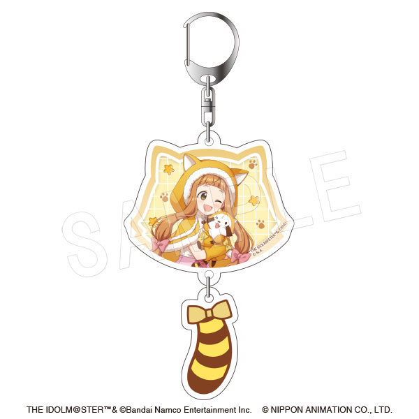 アイドルマスター シンデレラガールズ × ラスカル しっぽ付き2連アクリルキーホルダー 市原仁奈 - 公式商品画像 | AniSmile