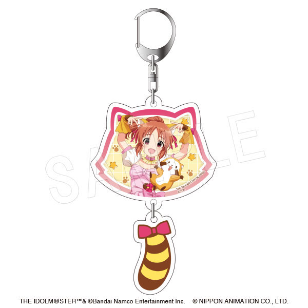 アイドルマスター シンデレラガールズ × ラスカル しっぽ付き2連アクリルキーホルダー 安部菜々 - 公式商品画像 | AniSmile