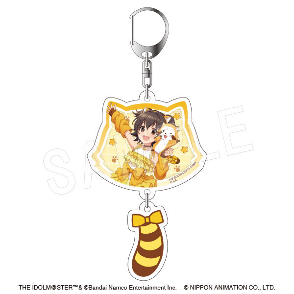 アイドルマスター シンデレラガールズ × ラスカル しっぽ付き2連アクリルキーホルダー 赤城みりあ - 公式商品画像 | AniSmile