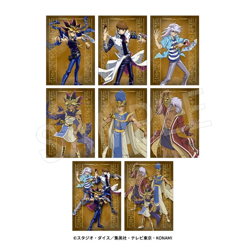遊☆戯☆王デュエルモンスターズ トレーディング箔押しプライラストシート 現世と追憶ver. 1pcs - 公式商品画像 | AniSmile