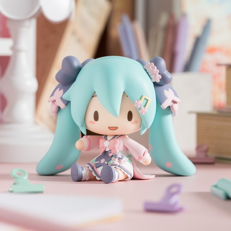 初音ミクシリーズ ふわぷち デフォルメフィギュア 新学期 画像 2 | AniSmile