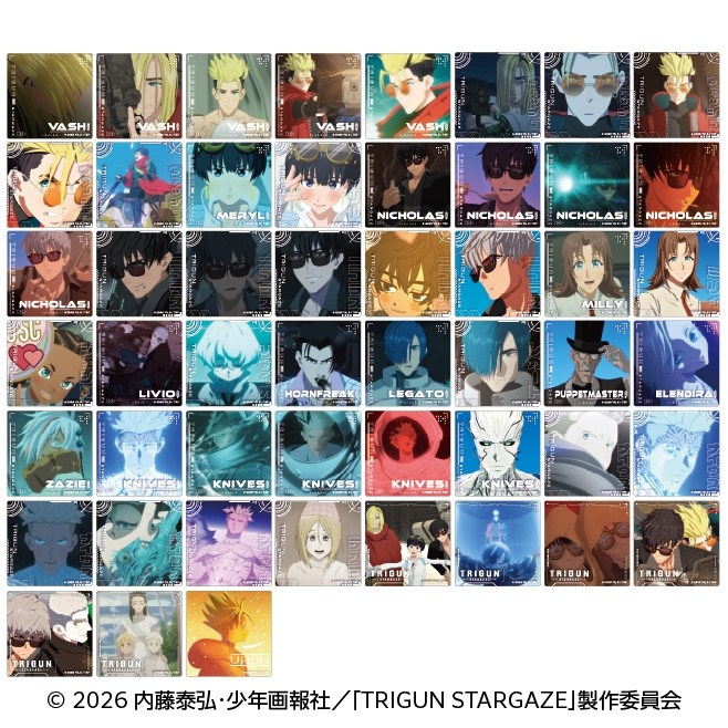 TRIGUN STARGAZE スクエアクリアカード - 公式商品画像 | AniSmile