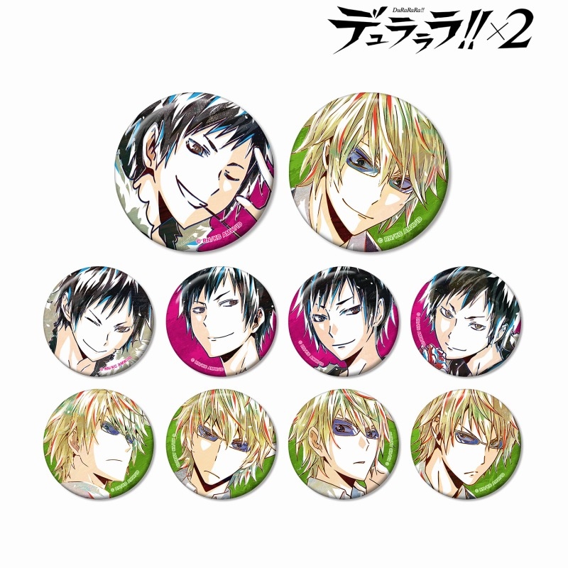 TVアニメ「デュラララ!!×2」 トレーディング Ani-Art 第2弾 臨也&静雄 缶バッジ(単位/単品) - 公式商品画像 | AniSmile
