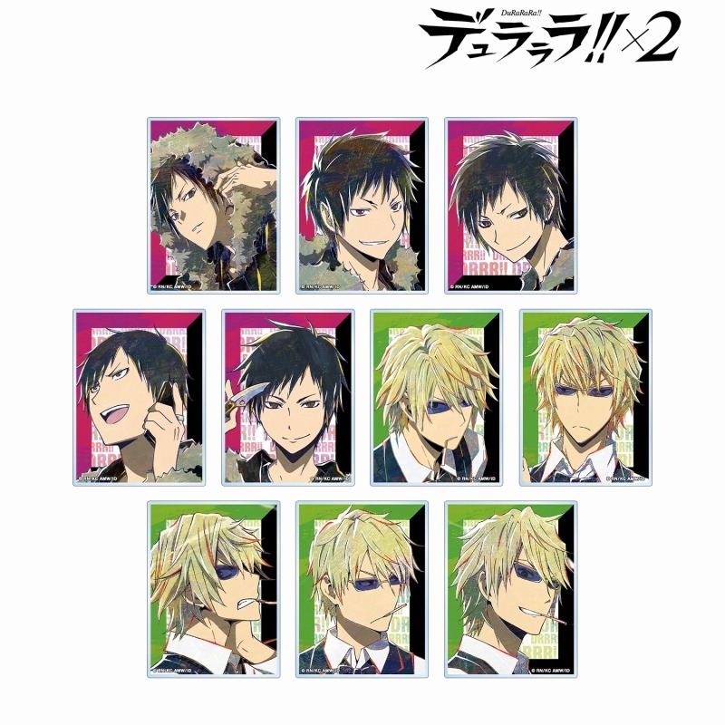 TVアニメ「デュラララ!!×2」 トレーディング Ani-Art 第1弾 臨也&静雄 アクリルカード(単位/単品) - official product image | AniSmile