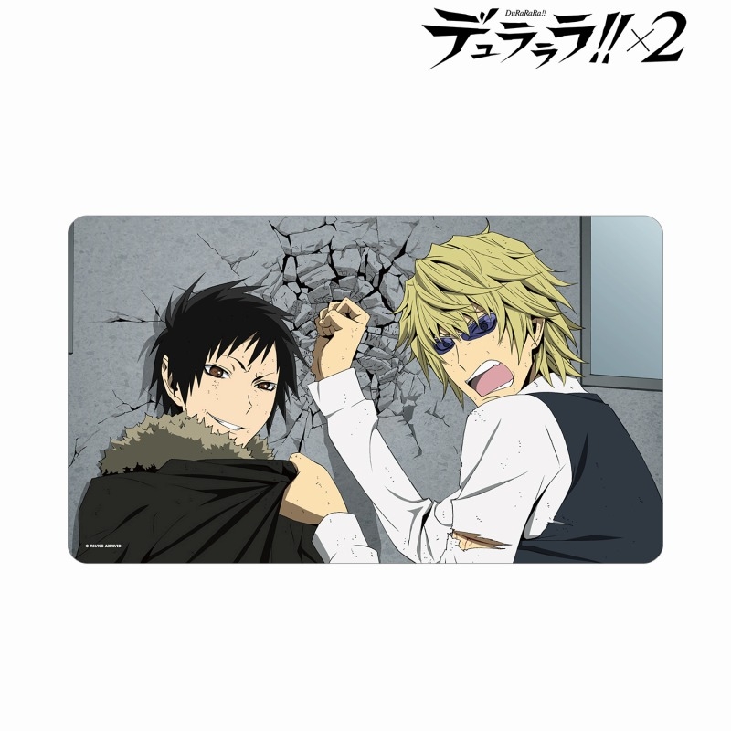 TVアニメ「デュラララ!!×2」 折原臨也&平和島静雄マルチデスクマット 画像 2 | AniSmile