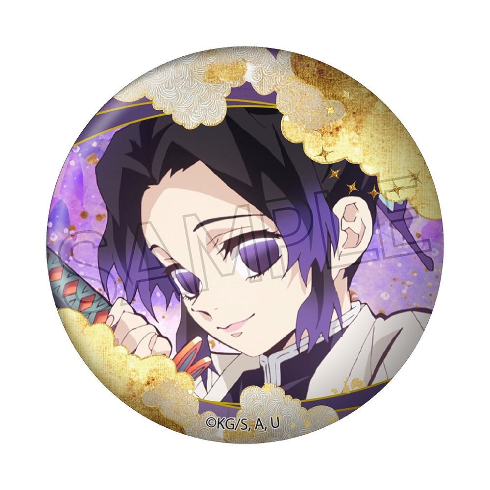 鬼滅の刃 メタル缶バッジ -浮雲- Vol.1 胡蝶しのぶ - 公式商品画像 | AniSmile