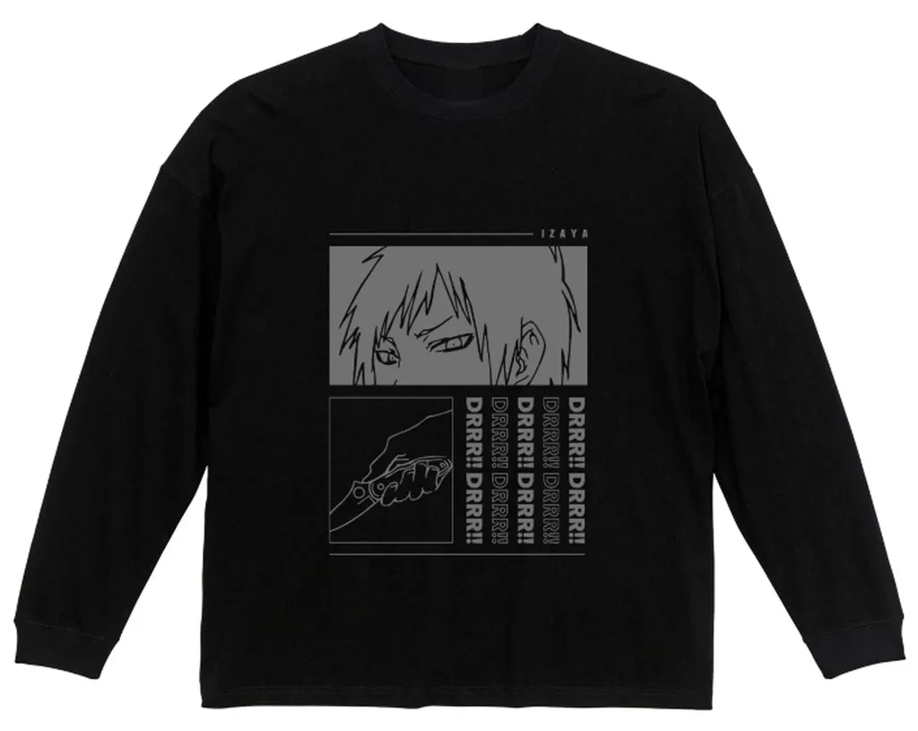 TVアニメ「デュラララ!!×2」 折原臨也 BIGシルエットロングTシャツユニセックス(サイズ/XL) - 公式商品画像 | AniSmile