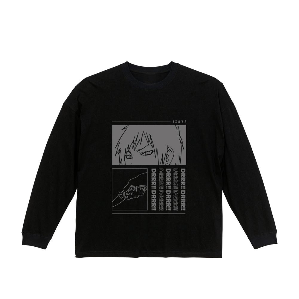 TVアニメ「デュラララ!!×2」 折原臨也 BIGシルエットロングTシャツユニセックス(サイズ/S) - 公式商品画像 | AniSmile