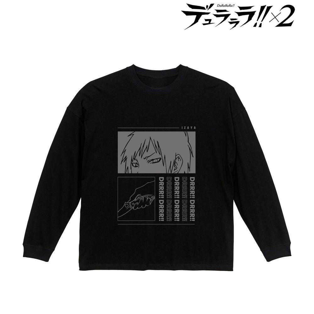 TVアニメ「デュラララ!!×2」 折原臨也 BIGシルエットロングTシャツユニセックス(サイズ/S) 画像 2 | AniSmile