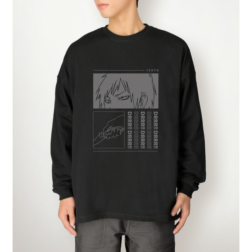 TVアニメ「デュラララ!!×2」 折原臨也 BIGシルエットロングTシャツユニセックス(サイズ/S) 画像 4 | AniSmile