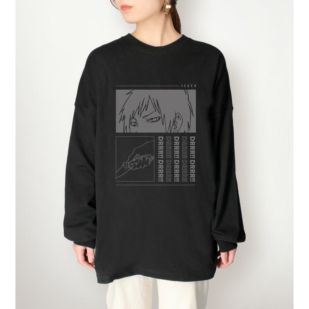 TVアニメ「デュラララ!!×2」 折原臨也 BIGシルエットロングTシャツユニセックス(サイズ/S) 画像 5 | AniSmile