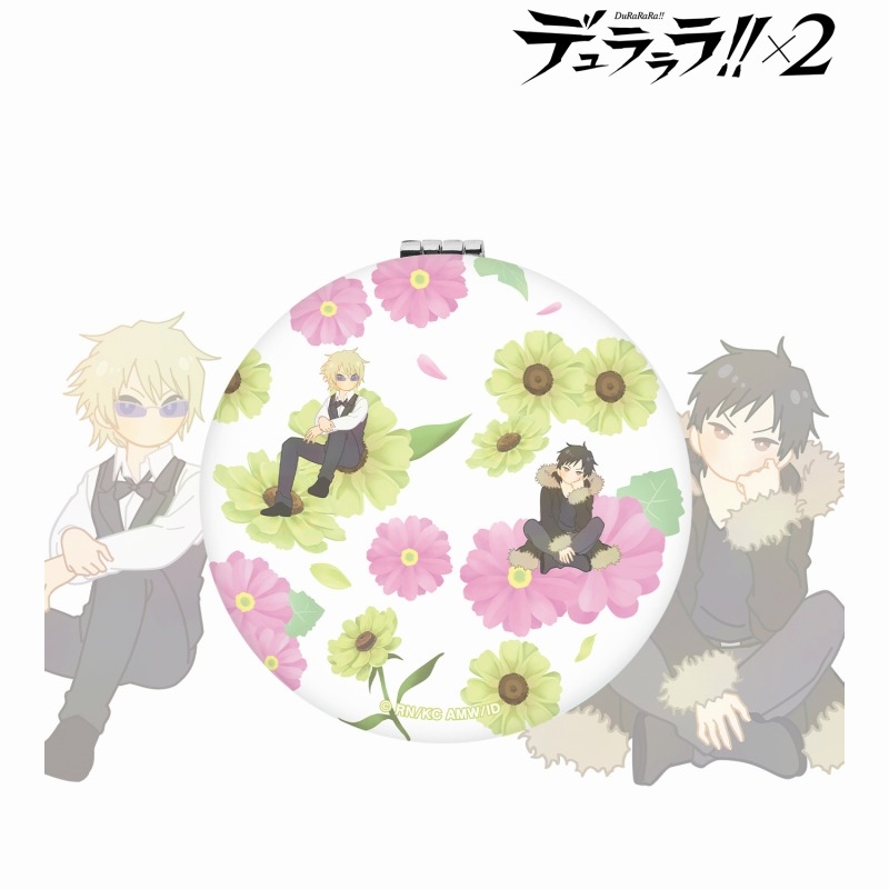 TVアニメ「デュラララ!!×2」 平和島静雄&折原臨也 Botania 折りたたみミラー 画像 2 | AniSmile