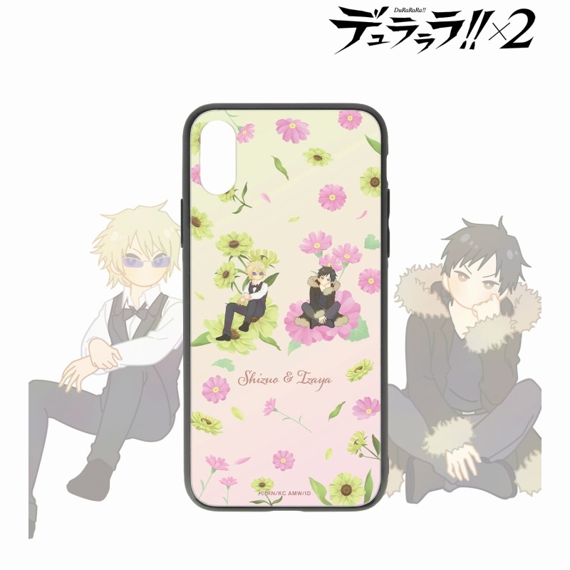 TVアニメ「デュラララ!!×2」 平和島静雄&折原臨也 Botania 角丸強化ガラスiPhoneケース(対象機種/iPhone XR) 画像 2 | AniSmile