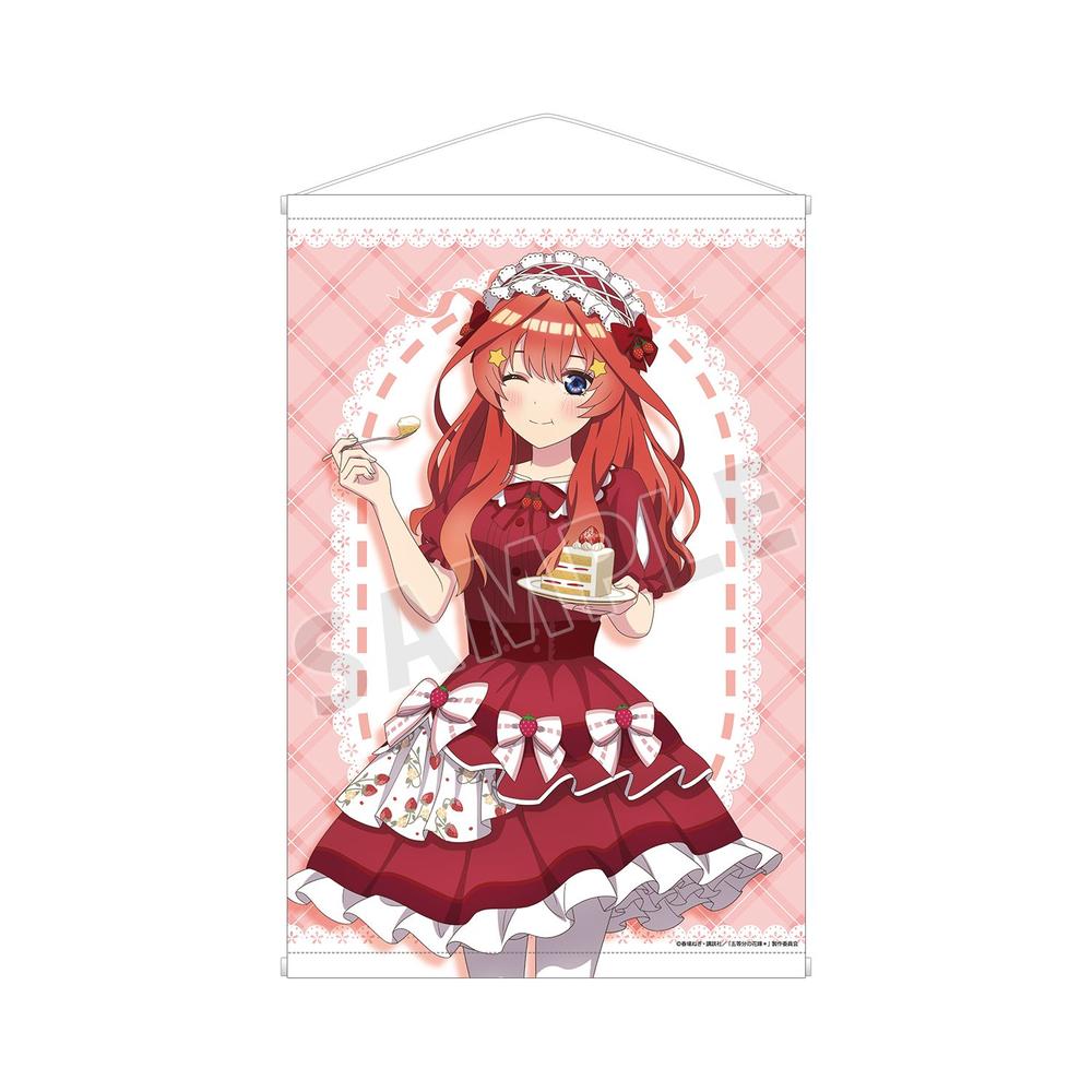 五等分の花嫁* 描き下ろし 中野五月 ショートケーキイメージコーデver. A1タペストリー - 公式商品画像 | AniSmile