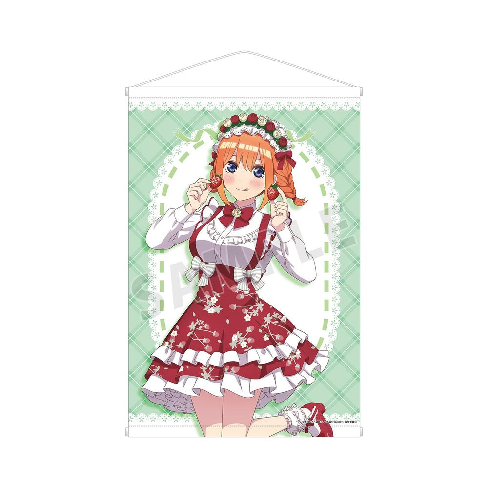 五等分の花嫁* 描き下ろし 中野四葉 ショートケーキイメージコーデver. A1タペストリー - 公式商品画像 | AniSmile