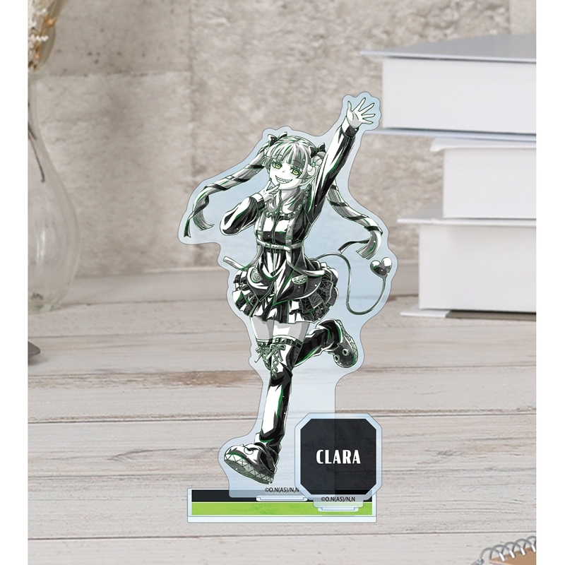 魔入りました!入間くん 描き下ろし ウァラク・クララ ブラックコーデver. Ani-Art BLACK LABEL パーツ付きBIGアクリルスタンド 画像 5 | AniSmile