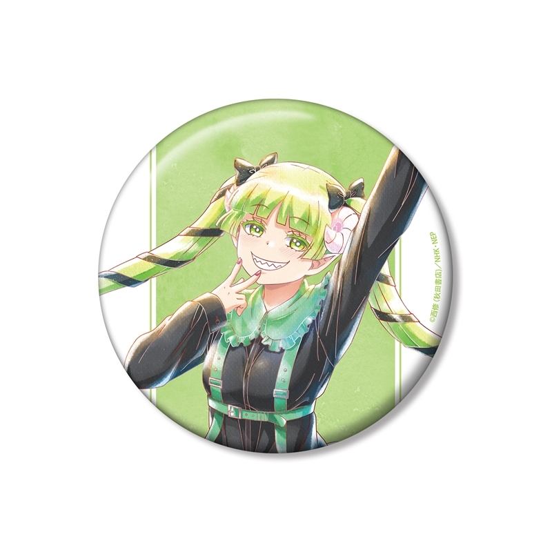 魔入りました!入間くん 描き下ろし ウァラク・クララ ブラックコーデver. Ani-Art aqua label 100mm缶バッジ - 公式商品画像 | AniSmile