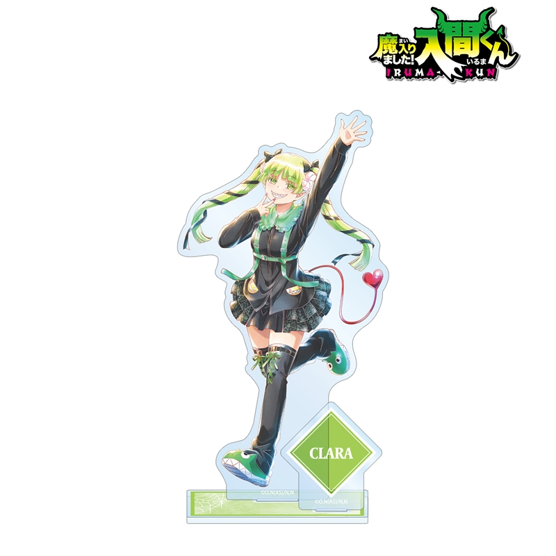魔入りました!入間くん 描き下ろし ウァラク・クララ ブラックコーデver. Ani-Art aqua label パーツ付きBIGアクリルスタンド 画像 2 | AniSmile