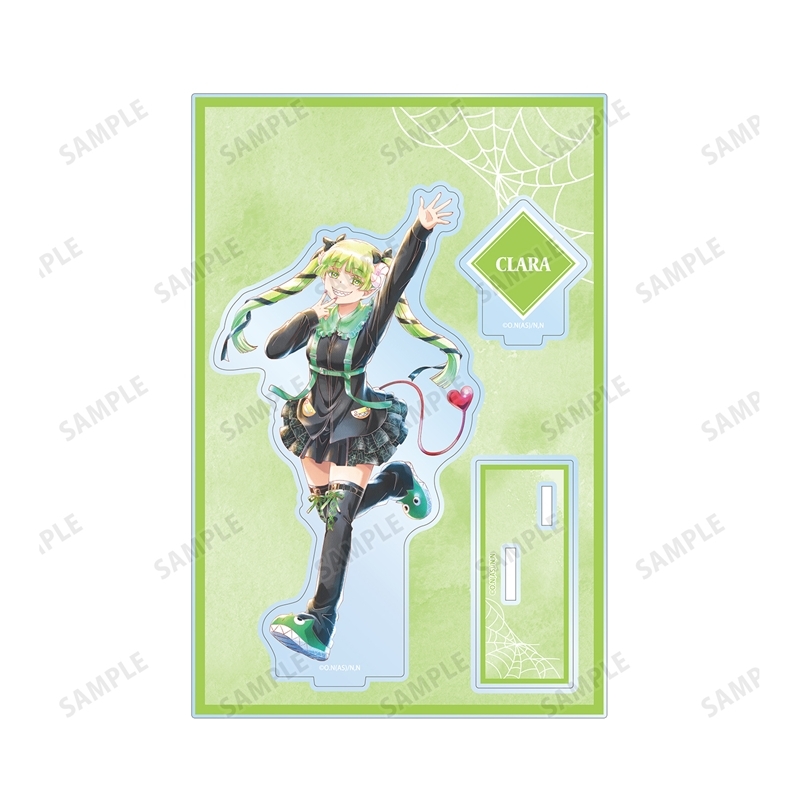 魔入りました!入間くん 描き下ろし ウァラク・クララ ブラックコーデver. Ani-Art aqua label パーツ付きBIGアクリルスタンド 画像 3 | AniSmile