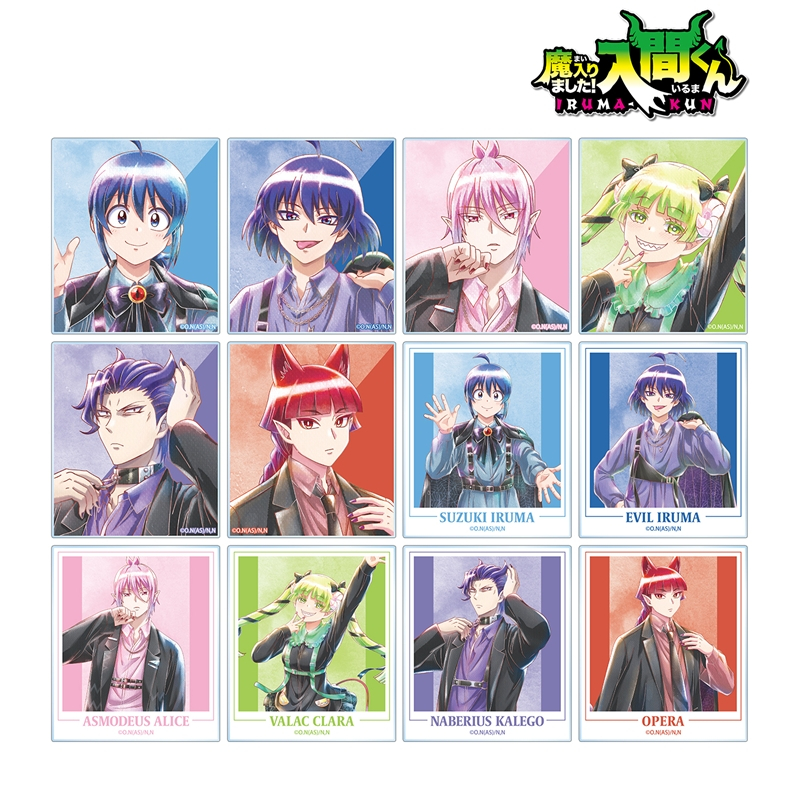 魔入りました!入間くん 描き下ろし ブラックコーデver. トレーディング Ani-Art aqua label アクリルカード(単位/単品) 画像 2 | AniSmile
