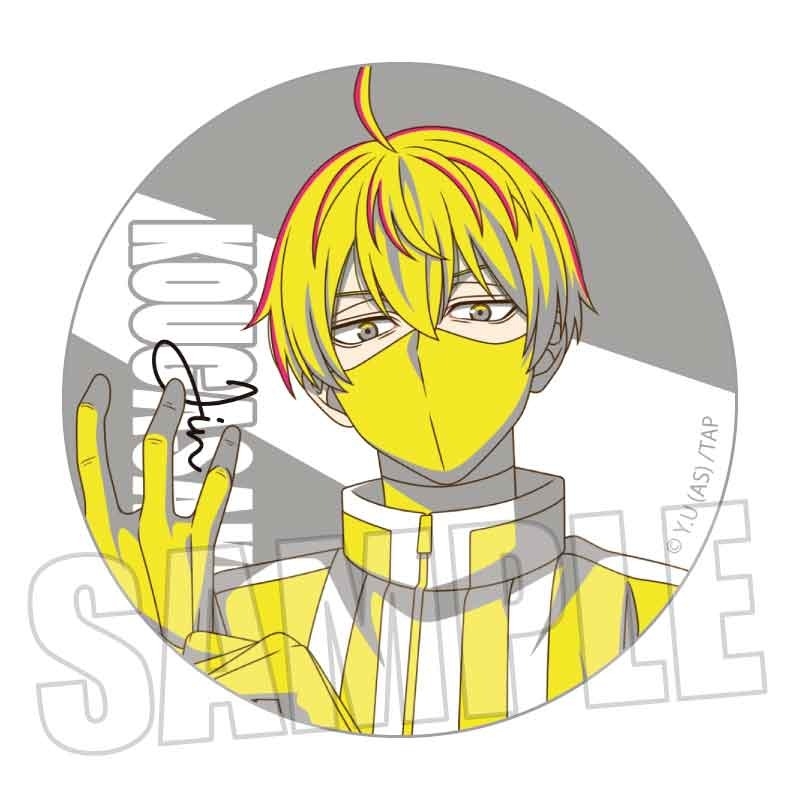 POP-TONE缶バッジ 桃源暗鬼/皇后崎 迅A - 公式商品画像 | AniSmile