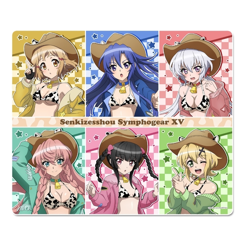 戦姫絶唱シンフォギアXV 描き下ろし マウスパッド カウガールver. - 官方商品图片 | AniSmile