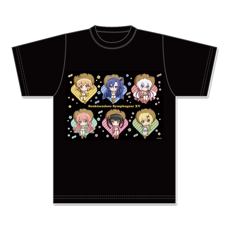 戦姫絶唱シンフォギアXV ぷちちょこグラフィックTシャツ カウガールver. - AniSmile