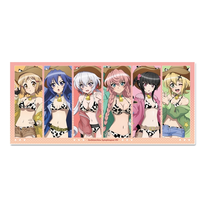 戦姫絶唱シンフォギアXV 描き下ろし スポーツタオル カウガールver. - AniSmile