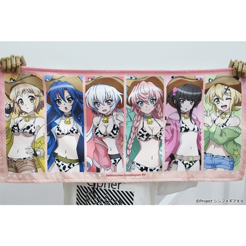 戦姫絶唱シンフォギアXV 描き下ろし スポーツタオル カウガールver. 图片 3 | AniSmile