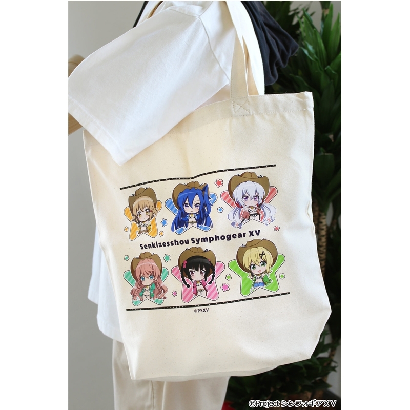 戦姫絶唱シンフォギアXV ぷちちょこキャンバストートバッグ カウガールver. 图片 3 | AniSmile