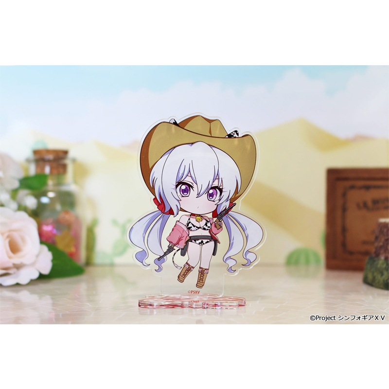 戦姫絶唱シンフォギアXV ぷちちょこアクリルスタンド【雪音クリス】カウガールver. 画像 2 | AniSmile