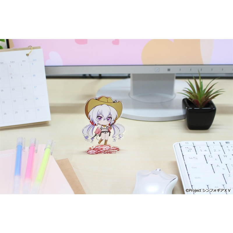 戦姫絶唱シンフォギアXV ぷちちょこアクリルスタンド【雪音クリス】カウガールver. 画像 3 | AniSmile