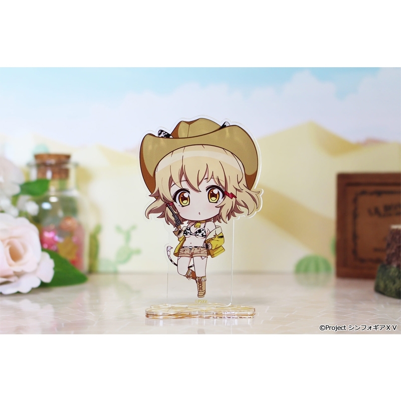 戦姫絶唱シンフォギアXV ぷちちょこアクリルスタンド【立花 響】カウガールver. Image 2 | AniSmile