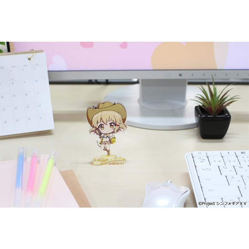 戦姫絶唱シンフォギアXV ぷちちょこアクリルスタンド【立花 響】カウガールver. Image 3 | AniSmile