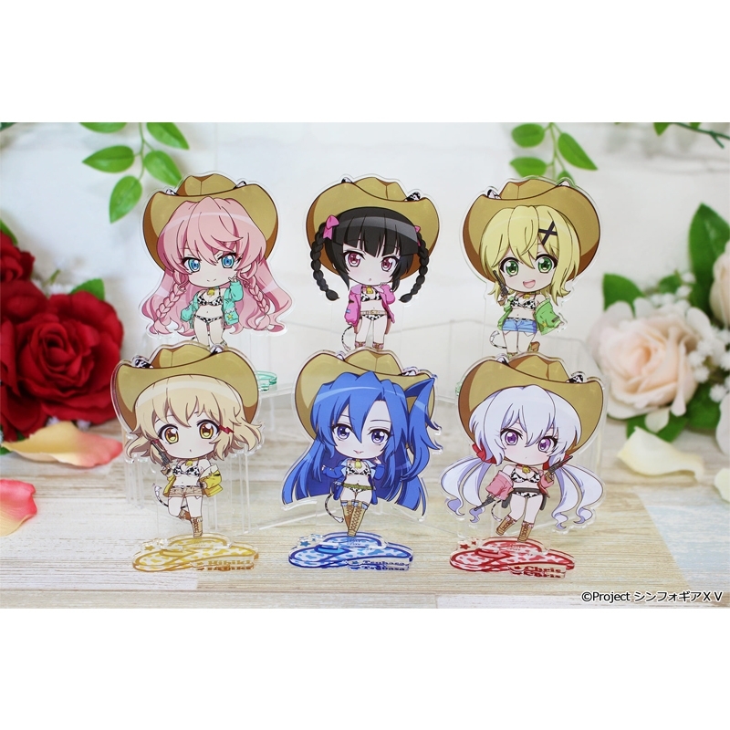 戦姫絶唱シンフォギアXV ぷちちょこアクリルスタンド【立花 響】カウガールver. Image 4 | AniSmile