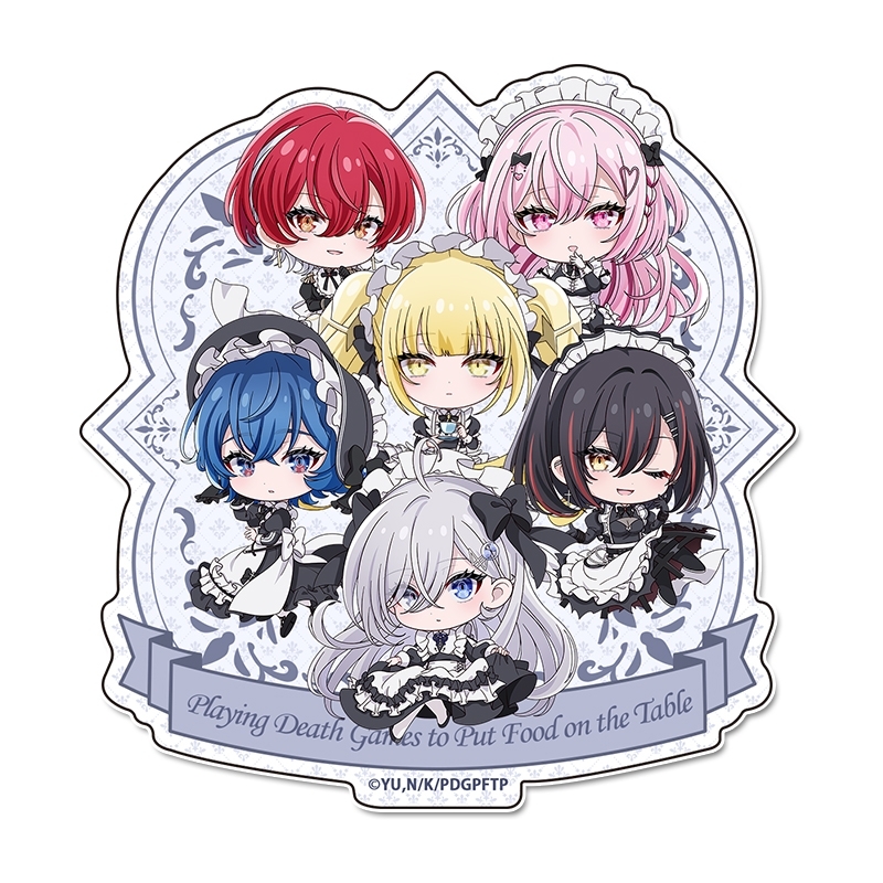 死亡遊戯で飯を食う。 ぷちちょこマグネットステッカー - 公式商品画像 | AniSmile