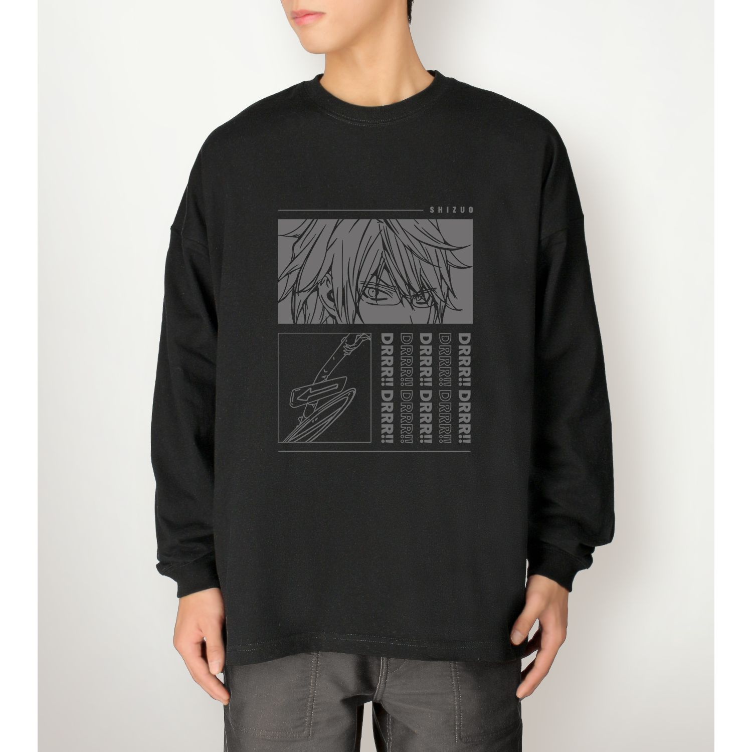 TVアニメ「デュラララ!!×2」 平和島静雄 BIGシルエットロングTシャツユニセックス(サイズ/M) 画像 6 | AniSmile