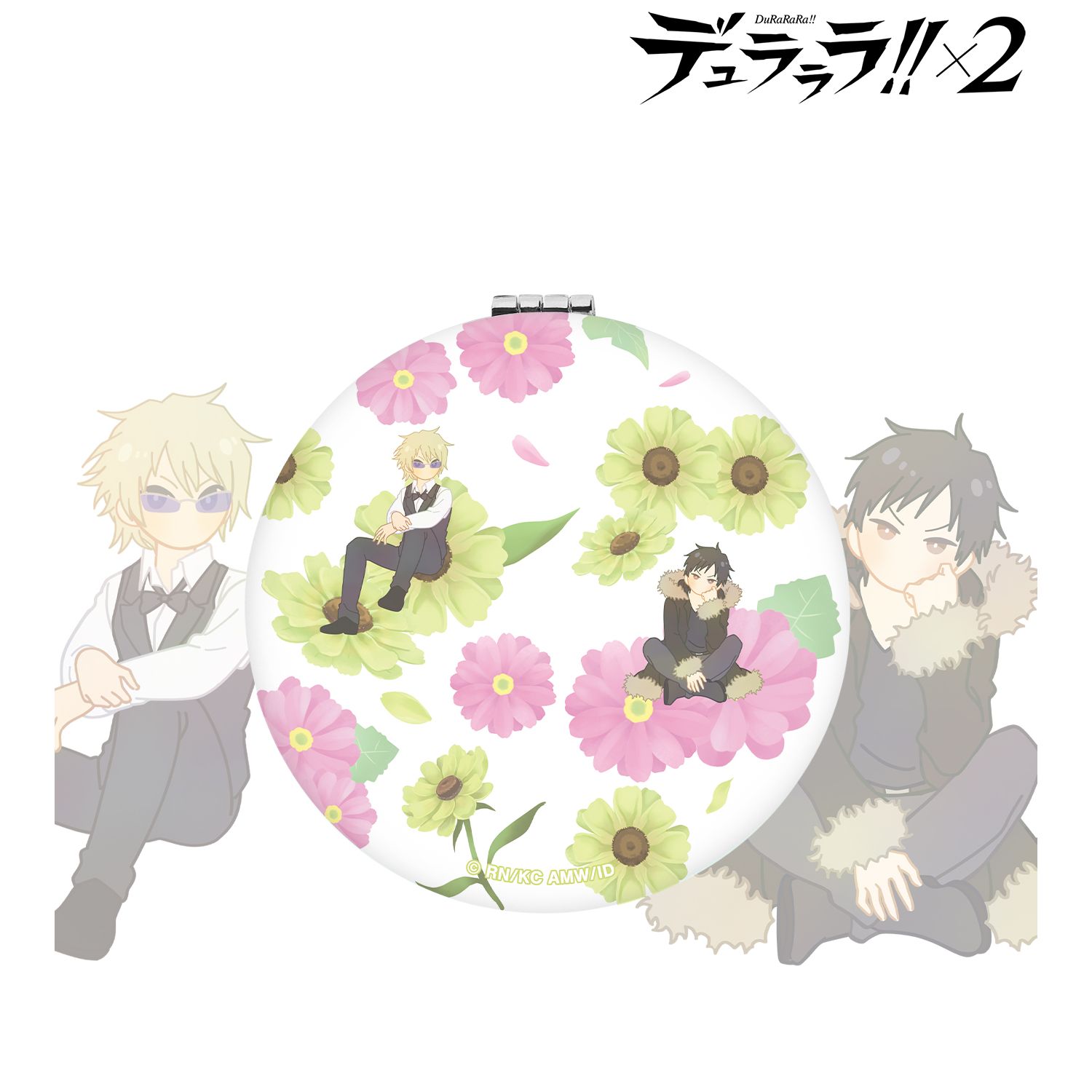 TVアニメ「デュラララ!!×2」 平和島静雄&折原臨也 Botania 折りたたみミラー 画像 6 | AniSmile
