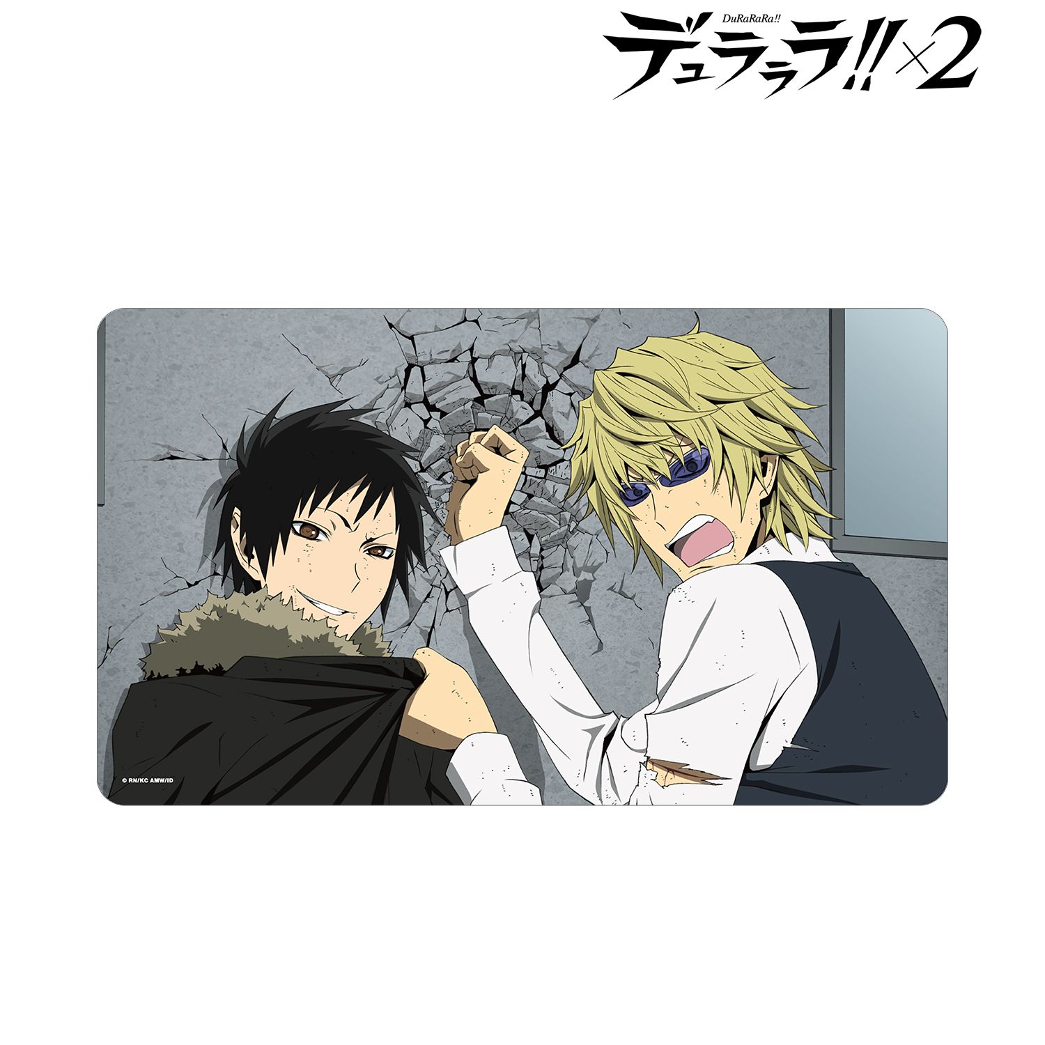 TVアニメ「デュラララ!!×2」 折原臨也&平和島静雄マルチデスクマット 画像 5 | AniSmile