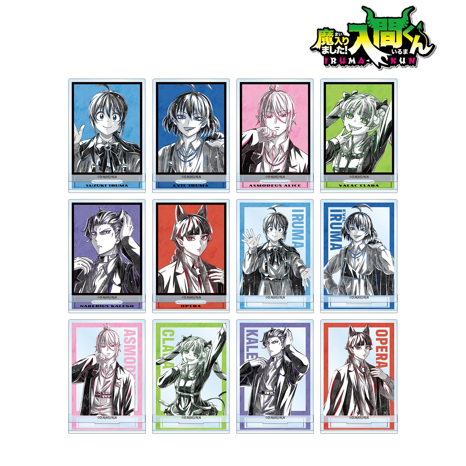 魔入りました!入間くん 描き下ろし ブラックコーデver. トレーディング Ani-Art BLACK LABEL アクリルスタンド(単位/単品) 画像 5 | AniSmile