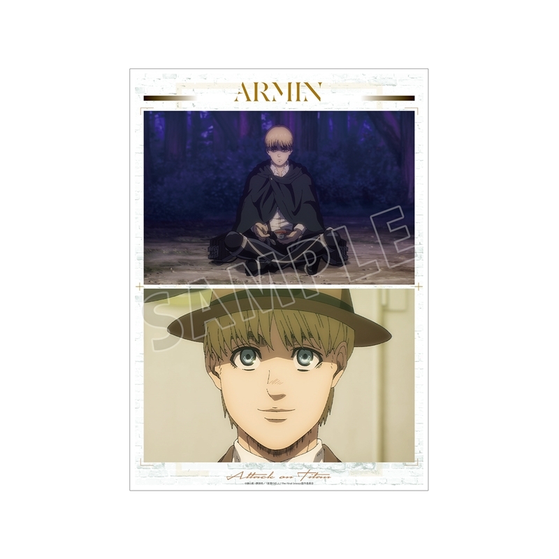 TVアニメ『進撃の巨人』 アルミン 場面写A3マット加工ポスター vol.4 - 公式商品画像 | AniSmile