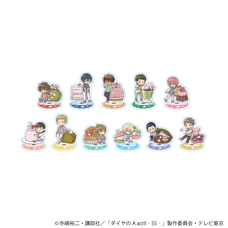 アクリルぷちスタンド「TVアニメ『ダイヤのA actⅡ -Second Season-』」02/スイーツver. ブラインド(全11種)(グラフアートイラスト) - 公式商品画像 | AniSmile