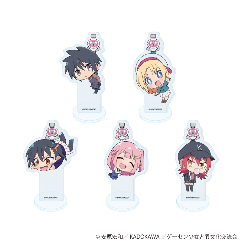 アクリルぷちスタンド「TVアニメ『ゲーセン少女と異文化交流』」01/ブラインド(全5種)(ミニキャライラスト) - 公式商品画像 | AniSmile