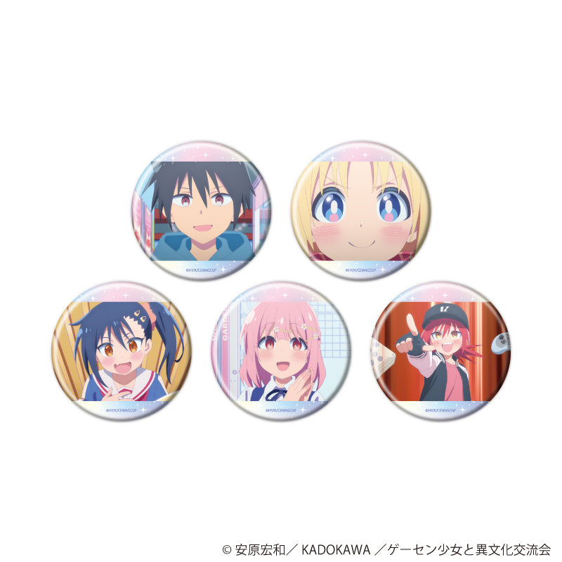 缶バッジ「TVアニメ『ゲーセン少女と異文化交流』」01/ブラインド(全5種)(場面写イラスト) - 公式商品画像 | AniSmile