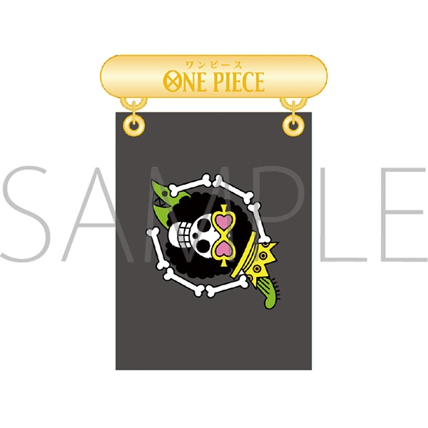 ONE PIECE フラッグバッジ/Vol.1 海賊旗 ブルック - 公式商品画像 | AniSmile