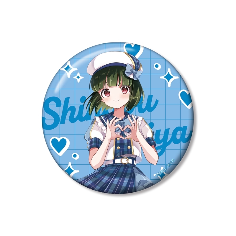 きんいろモザイク 原悠衣先生 描き下ろし 大宮忍 アイドル風衣装ver. 100mm缶バッジ - 公式商品画像 | AniSmile