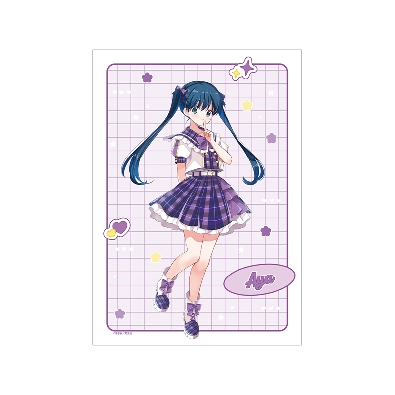 きんいろモザイク 原悠衣先生 描き下ろし 小路綾 アイドル風衣装ver. A3マット加工ポスター - 公式商品画像 | AniSmile