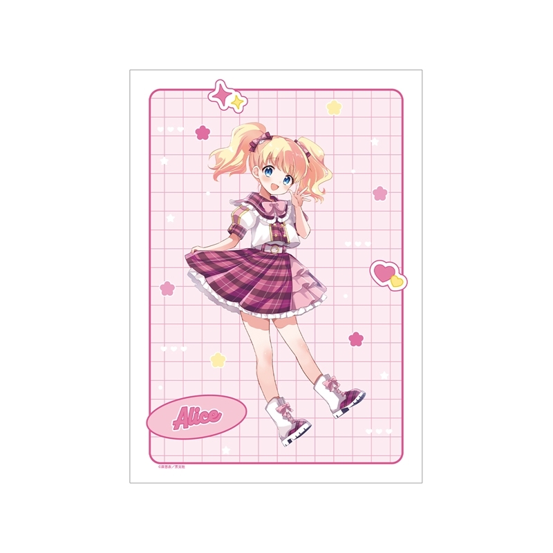 きんいろモザイク 原悠衣先生 描き下ろし アリス・カータレット アイドル風衣装ver. A3マット加工ポスター - 公式商品画像 | AniSmile